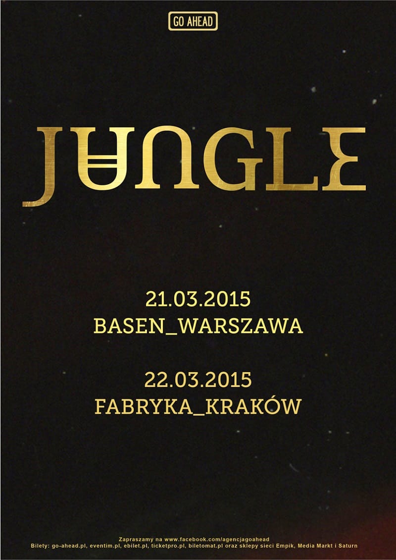 Jungle na dwóch koncertach w Polsce!